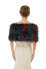 Alexandra- Winter Faux Fur Wedding Wrap-stylesnuggle