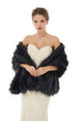 Alice- Winter Faux Fur Wedding Wrap-stylesnuggle