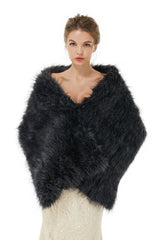 Alice- Winter Faux Fur Wedding Wrap-stylesnuggle