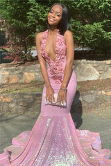 Shop for Alluring Halter Applique Glittering Sequins Prom Dresses Cheap On Sale. Try stylesnuggle with our Ruffles Open Back Chic Mermaid Sleeveless Evening Dresses at the best price and Get ready for your prom.