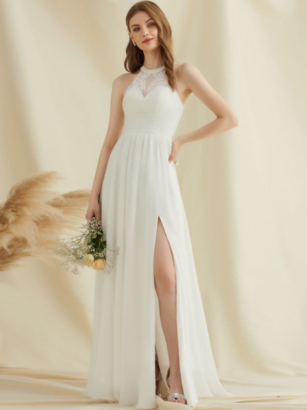 Evening Dress A Line Jewel Neck Chiffon Floor Length Applique Formal Dinner Dresses Party Dress