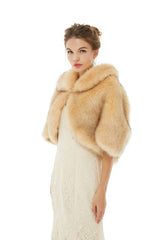 Amy - Winter Faux Fur Wedding Wrap-stylesnuggle