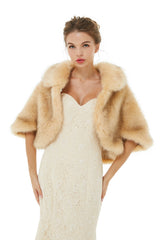 Amy - Winter Faux Fur Wedding Wrap-stylesnuggle