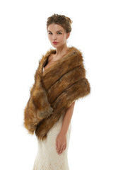 Beatrice - Winter Faux Fur Wedding Wrap-stylesnuggle