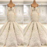 Any idea of dress for your big day? stylesnuggle custom made you this Beautiful Ivory Mermaid Sweetheart Lace Bridal Gowns for Wedding at factory price. Fast delivery worldwide.