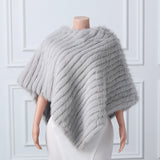 Beige Vertical Look Winter Wedding Shawl-stylesnuggle