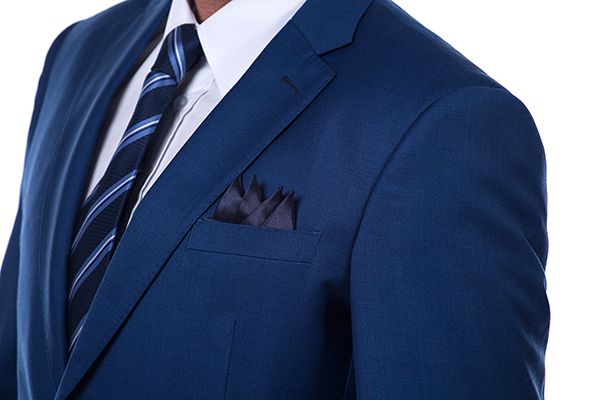 Looking for the Pricey Bespoke Solid Navy Blue Mens Suits for Formal online Find your Notched Lapel Single Breasted Two-piece Blue mens suits for prom, wedding and business at stylesnuggle.