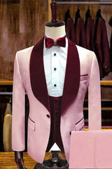 stylesnuggle is your ultimate source for Candy Pink Stylsih Shawl Lapel Slim Fit Men Suits for Wedding. Shop this season's Sharp-looking Shawl Lapel Single Breasted collections at stylesnuggle. Worldwide delivery available. Fast Worldwide Shipping.Secure &amp; Easy Checkout.