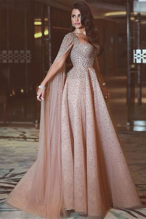 Shop stylesnuggle for Charming Sequin Long Crystals Long Tulle Prom Dresses at affordable prices. Choose cheap prom dresses and long evening dresses with free shipping.