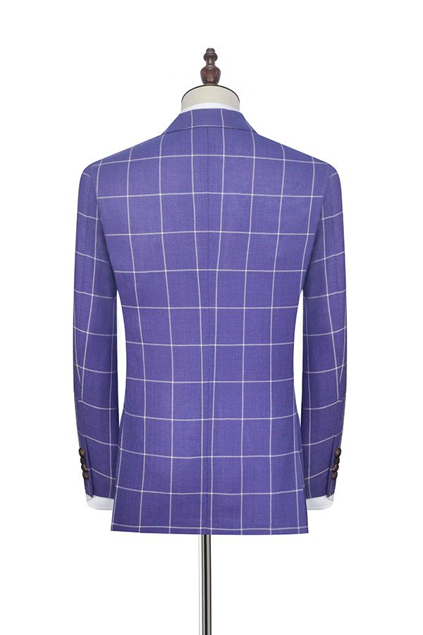 stylesnuggle has various Custom design mens suits for prom, wedding or business. Shop this Check Pattern Patch Pocket Purple Mens Suits, Notch Lapel Formal Suits for Men with free shipping and rush delivery. Special offers are offered to this Purple Single Breasted Notched Lapel Two-piece mens suits.