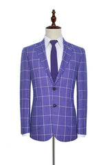 stylesnuggle has various Custom design mens suits for prom, wedding or business. Shop this Check Pattern Patch Pocket Purple Mens Suits, Notch Lapel Formal Suits for Men with free shipping and rush delivery. Special offers are offered to this Purple Single Breasted Notched Lapel Two-piece mens suits.