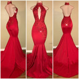 Customizing this Chic Halter Mermaid Prom Party GownsLong With Lace Appliques on stylesnuggle. We offer extra coupons,  make Prom Dresses, Real Model Series in cheap and affordable price. We provide worldwide shipping and will make the dress perfect for everyone.