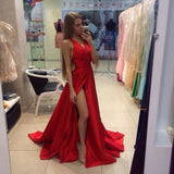 stylesnuggle custom made this red long prom dress,  cheap long evening dress in high quality at factory price,  offer extra discount and make you the most beautiful one in the party.