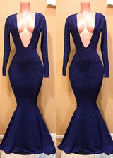 stylesnuggle offers Chic V-neck Long Sleevess Mermaid Sequins Prom Dresses at a cheap price from Sequined to Mermaid Floor-length hem. Gorgeous yet affordable Long Sleevess Real Model Series.