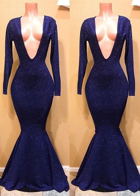 stylesnuggle offers Chic V-neck Long Sleevess Mermaid Sequins Prom Dresses at a cheap price from Sequined to Mermaid Floor-length hem. Gorgeous yet affordable Long Sleevess Real Model Series.