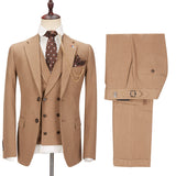 Classic Classy Notched Lapel Slim Fit Men Suits-stylesnuggle