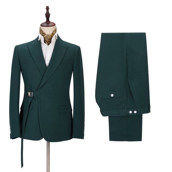 Classy Peaked Lapel Bespoke Prom Suits Online-stylesnuggle