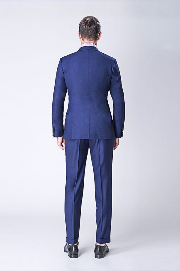 stylesnuggle has various cheap mens suits for prom, wedding or business. Shop this Custom design Peak Lapel Double Breasted Blue Mens Suits Online with free shipping and rush delivery. Special offers are offered to this Blue Double Breasted Peaked Lapel Two-piece mens suits.