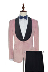 stylesnuggle has various cheap mens suits for prom, wedding or business. Shop this Custom design Pink Wedding Tuxedos, Black Silk Shawl Lapel Marriage Suits for Men with free shipping and rush delivery. Special offers are offered to this Pink Single Breasted Shawl Lapel Two-piece mens suits.