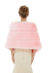 Daisy - Winter Faux Fur Wedding Wrap-stylesnuggle