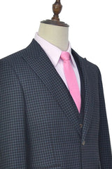 stylesnuggle has various Custom design mens suits for prom, wedding or business. Shop this Dark Gray Small Check Three Piece Mens Suits, One Button Formal Business Suits with free shipping and rush delivery. Special offers are offered to this Dark Gray Single Breasted Peaked Lapel Three-piece mens suits.