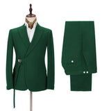 Elegant Green Slim Fit Fashion Men Suits Online for Prom-stylesnuggle