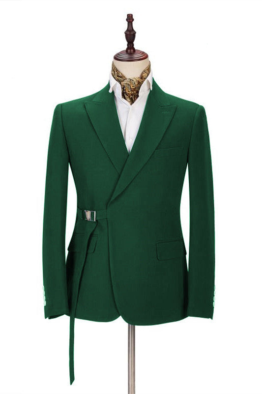 Elegant Green Slim Fit Fashion Men Suits Online for Prom