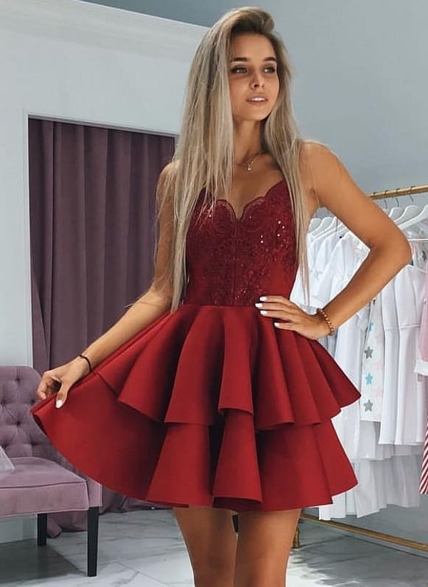 stylesnuggle custom made Mini homecoming dresses in high quality,  we sell homecoming dresses On Sale all over the world. Also,  extra discount are offered to our customers. We will try our best to satisfy everyone and make the dress fit you well.