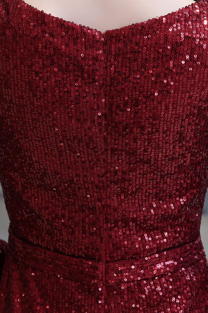 stylesnuggle offers Elegant Sparkle Sequined Burgundy Long Sleeves V-neck Mermaid Long Prom Party Gowns at a cheap price from Prom Dresses, Evening Dresses, Homecoming Dresses, Quinceanera dresses collection. Free Fast shipping on affordable Prom Dresses, Evening Dresses, Homecoming Dresses, Quinceanera dresses On Sale.