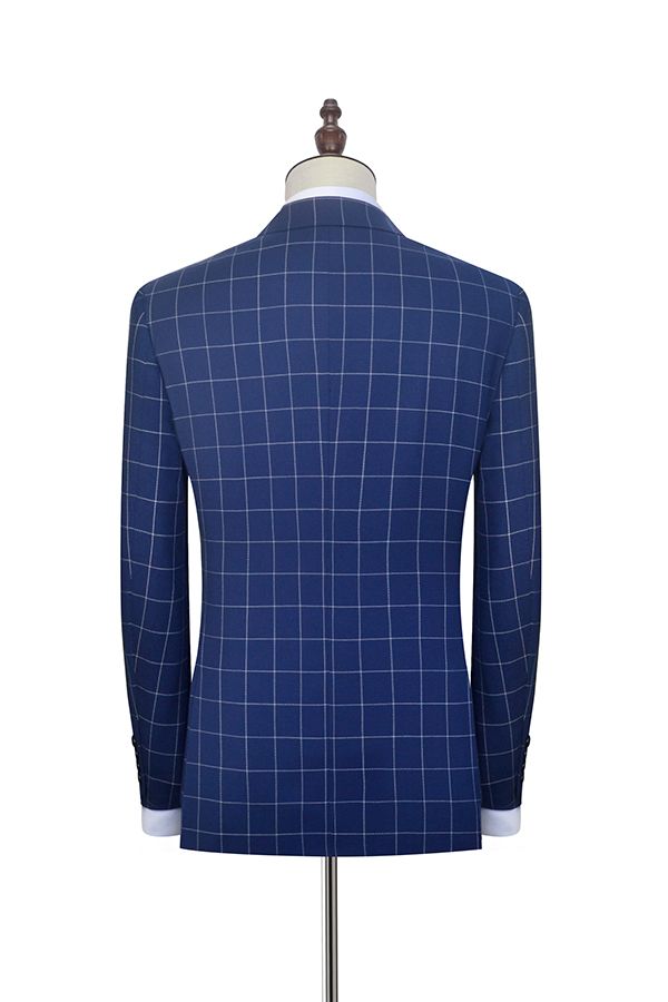 stylesnuggle has various cheap mens suits for prom, wedding or business. Shop this Flap Pocket Peak Lapel Grey Checked Navy Blue Mens Suits with free shipping and rush delivery. Special offers are offered to this Blue Single Breasted Peaked Lapel Two-piece mens suits.