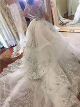 stylesnuggle custom made Classic Long Sleevess high neck wedding dress, we sell dresses online all over the world. Also, extra discount are offered to our customs. We will try our best to satisfy everyoneone and make the dress fit you well.