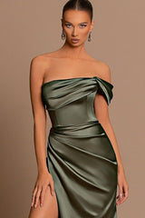 Glamorous Off-the-Shoulder Prom Dress Mermaid Long With Split-stylesnuggle