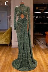 Looking for Prom Dresses in Mermaid style,  and Gorgeous work? stylesnuggle has all covered on this elegant Glitter Off-the-Shoulder Slim Mermaid Prom Party GownsSleeveless Mermaid Evening Gowns.