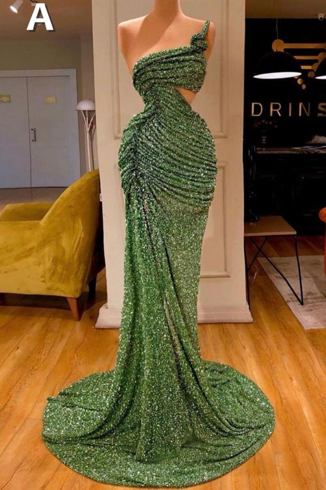 Looking for Prom Dresses in Mermaid style,  and Gorgeous work? stylesnuggle has all covered on this elegant Glitter Off-the-Shoulder Slim Mermaid Prom Party GownsSleeveless Mermaid Evening Gowns.