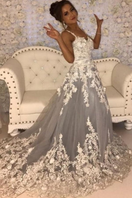 Gorgeous Sleeveless Sweetheart Prom Dresses With Lace Long-stylesnuggle