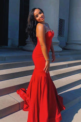 stylesnuggle offers Gorgeous Sweetheart Mermaid Evening Gown Sleeveless Prom Party Gowns at a good price from Satin to Mermaid Floor-length hem. Gorgeous yet affordable Long Sleevess Prom Dresses, Evening Dresses.