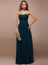 Charming Sweetheart Sleeveless Ruffles Long Bridesmaid Dresses