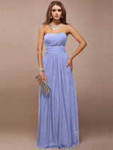 Charming Sweetheart Sleeveless Ruffles Long Bridesmaid Dresses