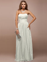 Charming Sweetheart Sleeveless Ruffles Long Bridesmaid Dresses