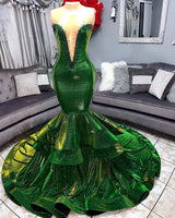 stylesnuggle has a great collection of Green Gorgeous Ruffles Mermaid Prom Dresses Chic Sweetheart Appliques Long Evening Dresses at an affordable price. Welcome to buy high quality Real Model Series from stylesnuggle