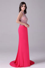 Halter Floor Length Sleeveless Backless Beading mother's dress-stylesnuggle