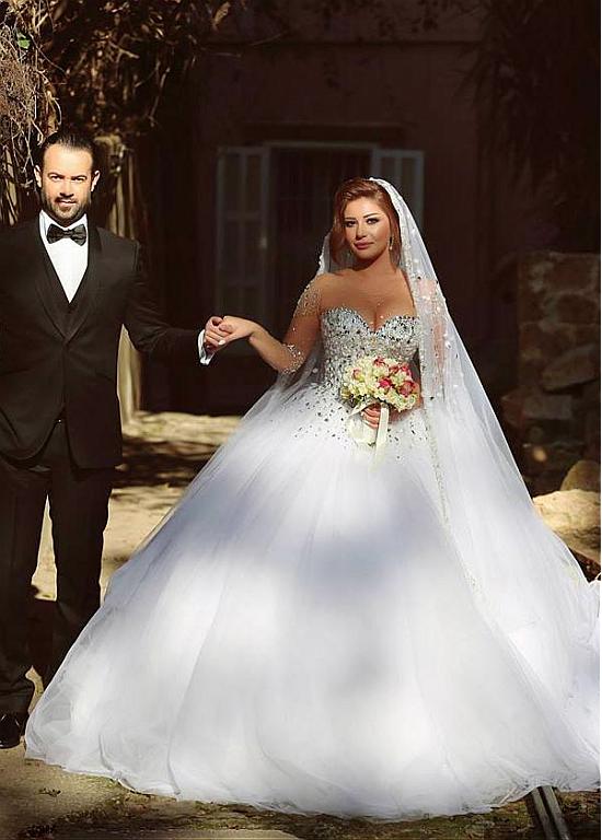 Check out this Luxurious Crystals Beading Long Sleevess Ball-Gown Wedding Dresses at stylesnuggle.com, extra coupons to save you a heap.