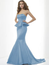 Charming Mermaid Sweetheart Sleeveless Long Satin Bridesmaid Dresses