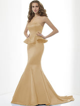 Charming Mermaid Sweetheart Sleeveless Long Satin Bridesmaid Dresses