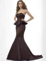 Charming Mermaid Sweetheart Sleeveless Long Satin Bridesmaid Dresses