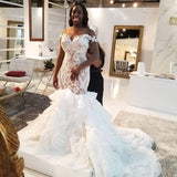 Looking for a perfect wedding dress online? Check out this Classic Mermaid Lace Appliques Tulle Wedding Dresses at stylesnuggle, extra coupons to save you a heap.