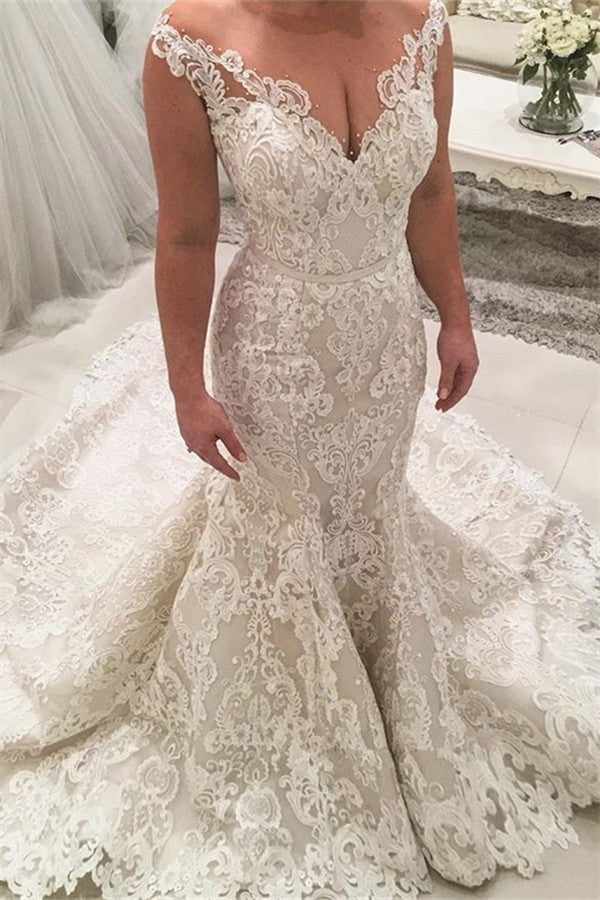 Custom made this Mermaid Lace Wedding Dresses at stylesnuggle. We offer extra coupons, available in all sizes. We provide worldwide shipping and will make the dress perfect for everyoneone.