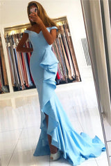 stylesnuggle offers beautiful Mermaid Off-the-shoulder Evening Dresses Side Slit Party Dresses to fit your style,  body type &Elegant sense. Check out  selection and find the Mermaid Prom Party Gowns of your dreams!