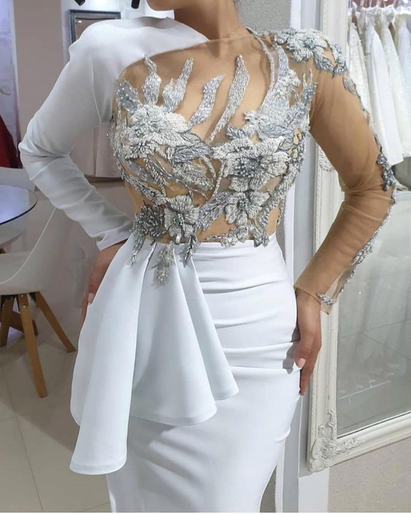 stylesnuggle offers Mermaid One-shoulder High split White Illusion neck Wedding Dress online at an affordable price from to Mermaid Floor-length skirts. Shop for Amazing Long Sleeves wedding collections for your big day.