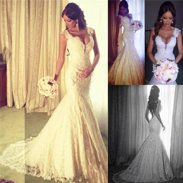 stylesnuggle custom made this wedding dresses, sparkly wedding dress, Bridal Gowns in high quality at factory price, offer extra discount and make you the most beautiful one in the party.